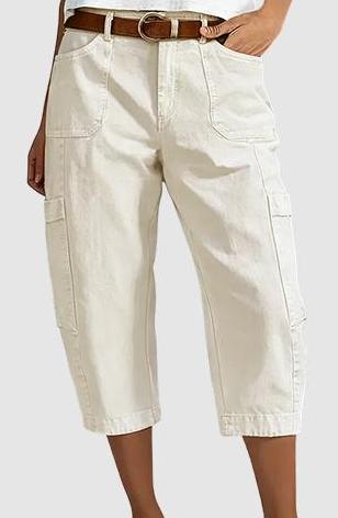 📢 Oferta de mitad de temporada: −50% solo por tiempo limitado⏰👖 Pantalones capri cargo casuales para mujer – pantalones tres cuartos cómodos con múltiples bolsillos, ideales para el día a día, viajes y verano ☀️
