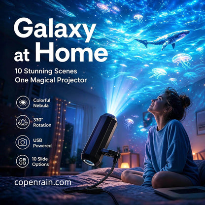 Proyector HD Plug-and-Play «Galaxia y Océano» como luz nocturna 🥳 Más de 50.000 usuarios satisfechos