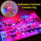 🔥 ÚLTIMO DÍA DE PROMOCIÓN - 50% DE DESCUENTO 🎃👻 Anillos Luminosos LED de Halloween (Set de 50 unidades) 😍