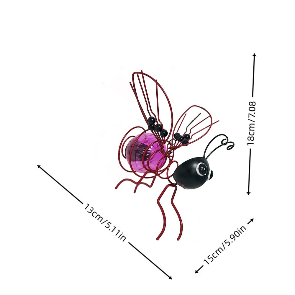 🐝Luz Solar de Abeja Colgante para Exterior - Regalo Ideal para Amantes de Plantas, Madres o Cualquier Persona Alegre❤️
