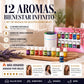 Juego de 12 aceites esenciales solubles en agua