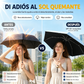 Sombrilla compacta plegable protección contra rayos UV