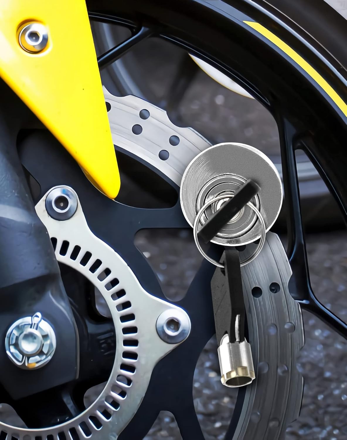 🔒Candado antirrobo para frenos de disco de motocicletas y bicicleta
