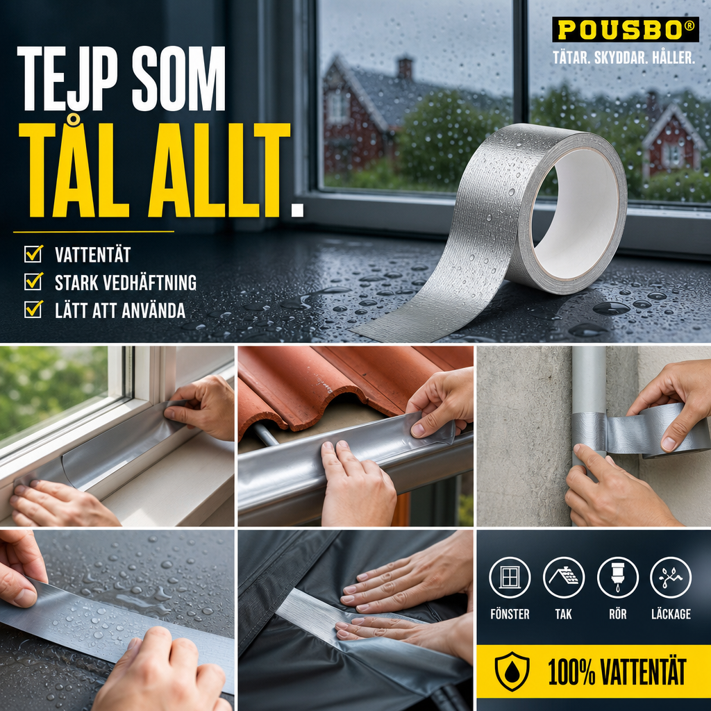 🛒 ¡50% DESCUENTO AHORA! ⌛ Oferta por tiempo limitado – Cinta selladora universal ownawant® – Impermeable y resistente al desgaste – Ideal para el hogar, el automóvil y proyectos al aire libre 💧