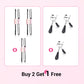 💕 ¡Compra 1 y Lleva 1 Gratis! 💕 Máscara de Pestañas Impermeable de Doble Punta - Alarga y Encurva 🌸💐