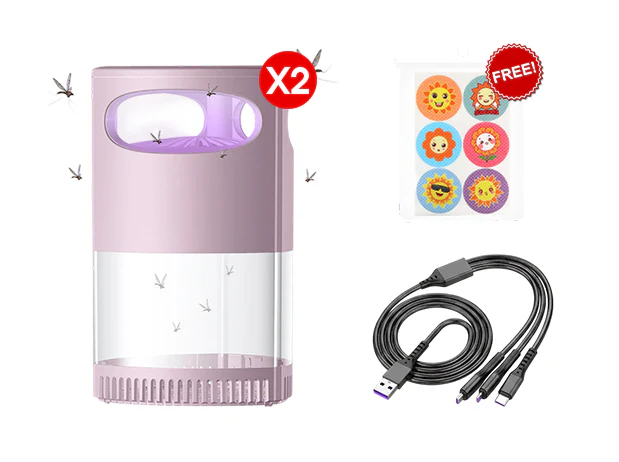 🦟 ¡50% de descuento! Lámpara UV antimosquitos: silenciosa, USB, sin químicos. ¡Más de 50.000 unidades vendidas! 🔇🌙