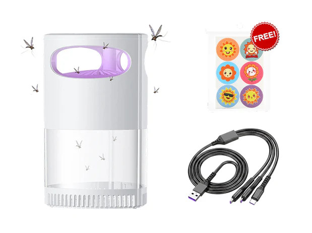 🦟 ¡50% de descuento! Lámpara UV antimosquitos: silenciosa, USB, sin químicos. ¡Más de 50.000 unidades vendidas! 🔇🌙