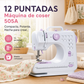 Máquina de Coser Multifunción con Puntada Overlock