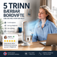 🔥 Ventilador de mesa portátil con 5 velocidades regulables