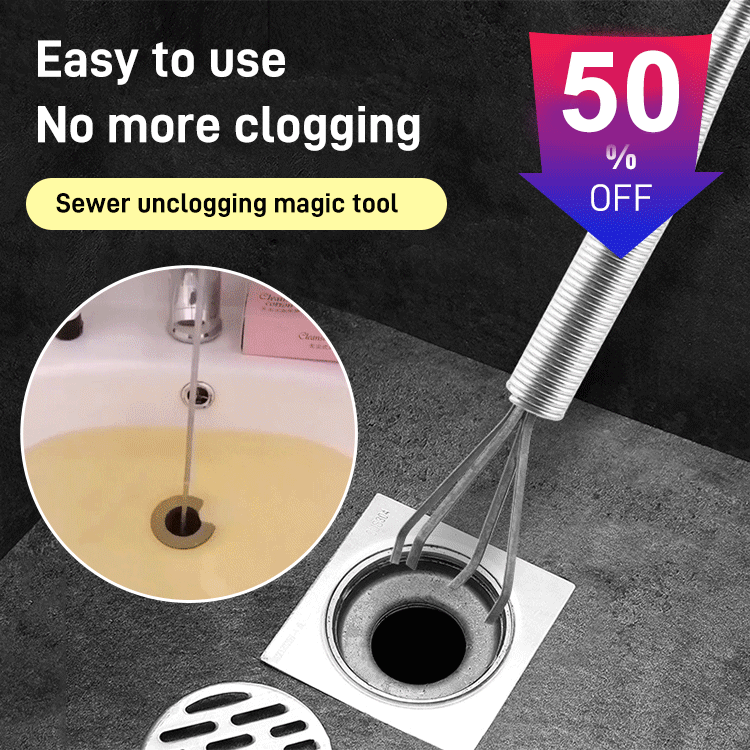 🚿🔥 Desatascador de cañerías doméstico de cuatro garras – Solución rápida y eficaz para obstrucciones 🛠️💧