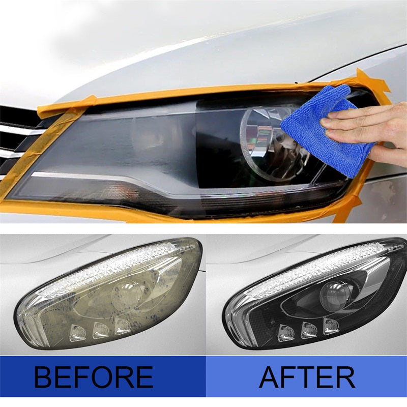 Líquido Reparador de Faros（Regalo Paño Antipolvo + Esponja）
