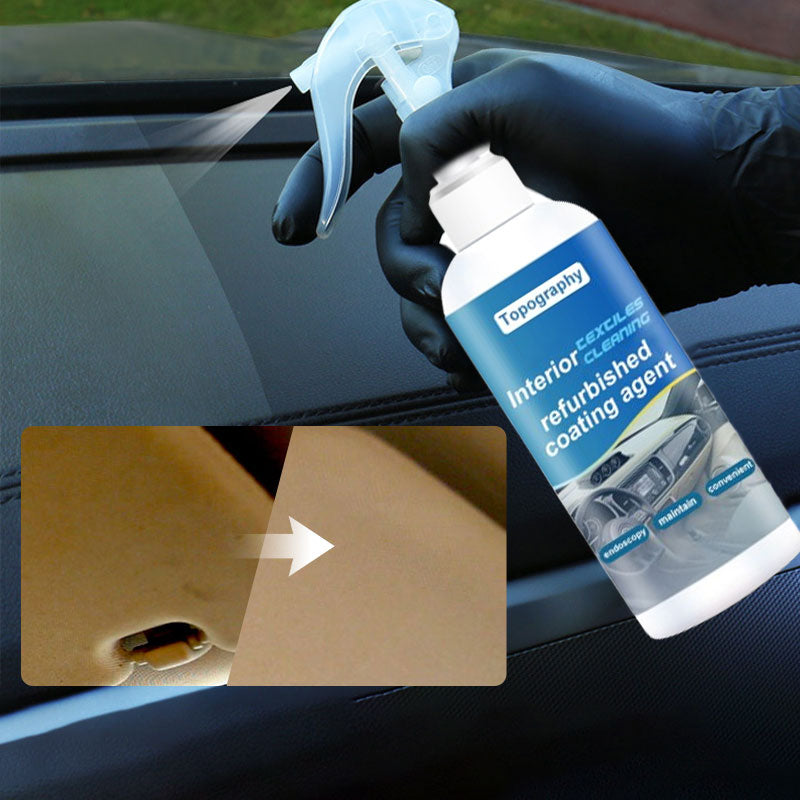 🎁Venta Caliente 50% OFF⏳Multipurpose Car Interior Renovation Coating Adding Gloss Polish Spray