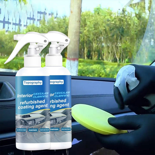 🎁Venta Caliente 50% OFF⏳Multipurpose Car Interior Renovation Coating Adding Gloss Polish Spray