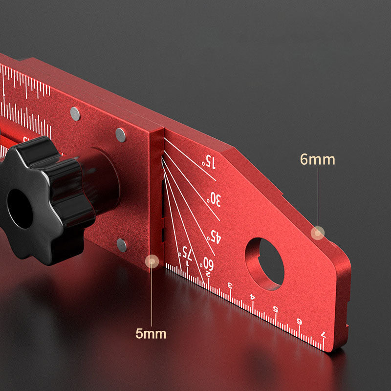 Multi-functional Aluminum Adjustable Scriber Drawing T-Square – ownawant