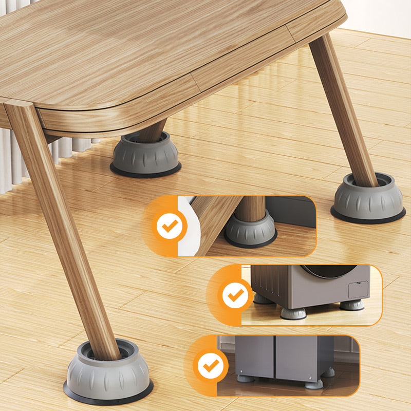 🧺🔇 Soporte Antivibraciones para Lavadora con 4 Almohadillas de Goma ✨ 🛡️ Reduce vibraciones y ruido | 🧼 Protege el piso | ⚙️ Alta resistencia y estabilidad | 🏠 Hogar más silencioso