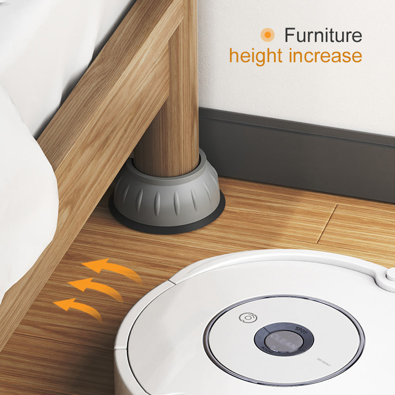 🧺🔇 Soporte Antivibraciones para Lavadora con 4 Almohadillas de Goma ✨ 🛡️ Reduce vibraciones y ruido | 🧼 Protege el piso | ⚙️ Alta resistencia y estabilidad | 🏠 Hogar más silencioso