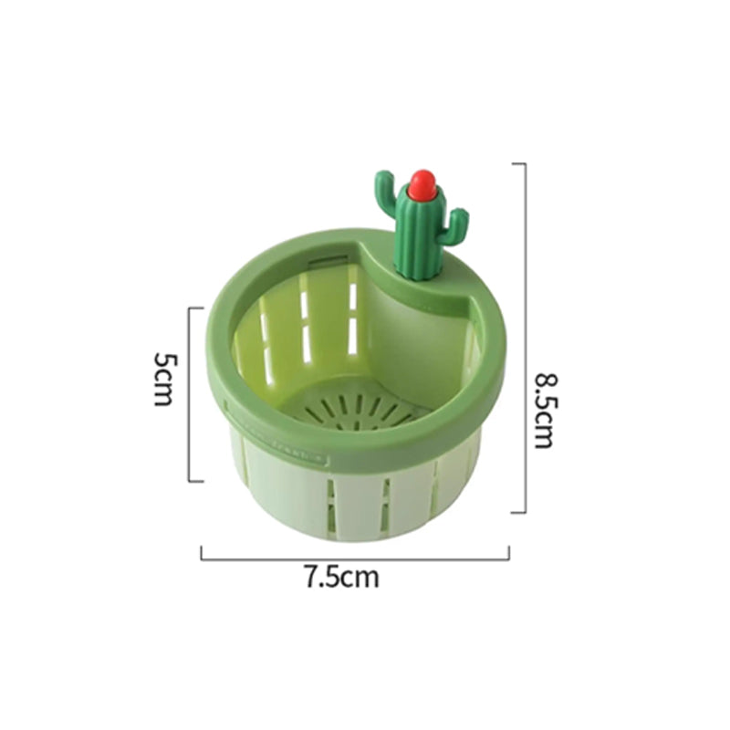 Simpático cactus para el desagüe del fregadero