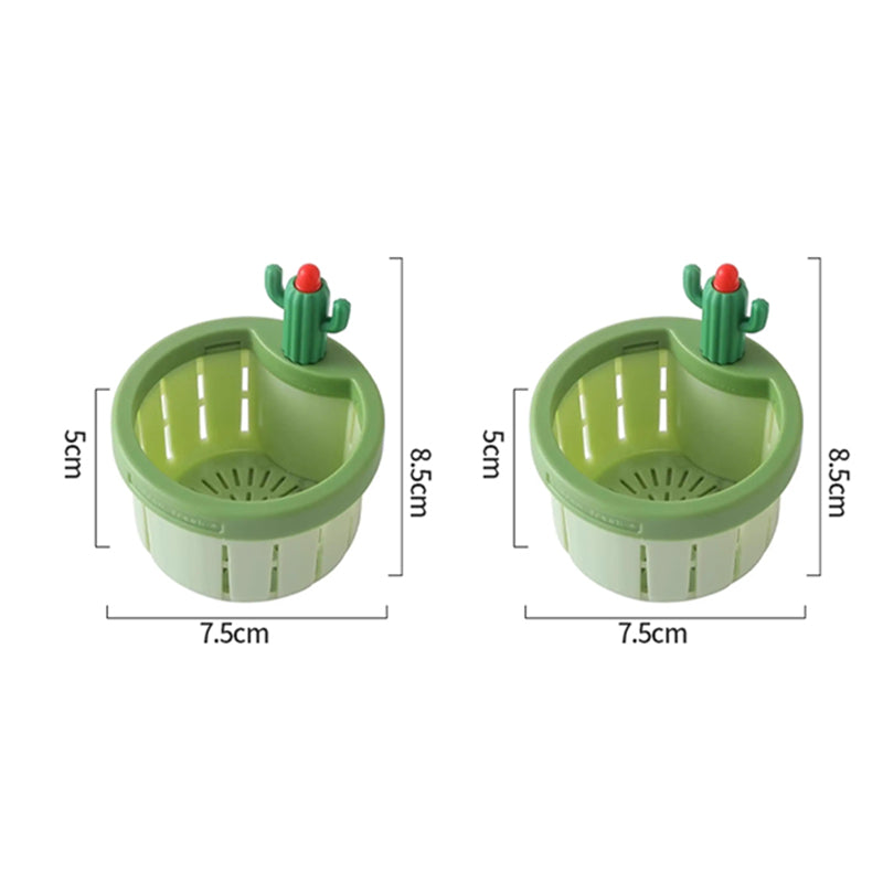 Simpático cactus para el desagüe del fregadero