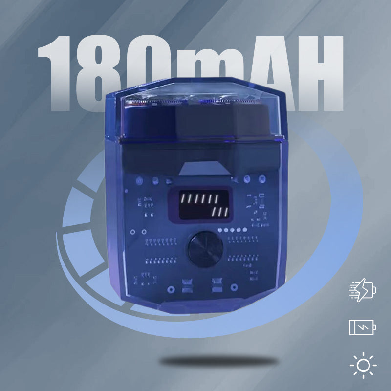 Mini Afeitadora Eléctrica Transparente con Bajo Nivel de Ruido