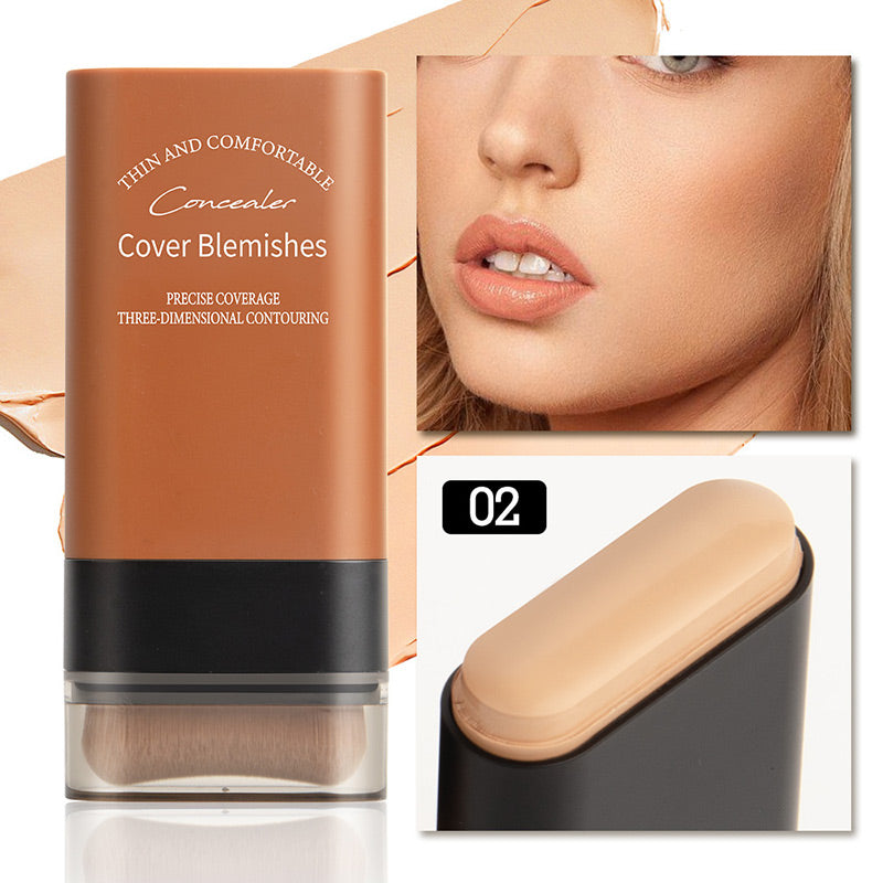🎉Summer Hot Sale🎉Hydrating Lightweight Foundation Stick with Brush
