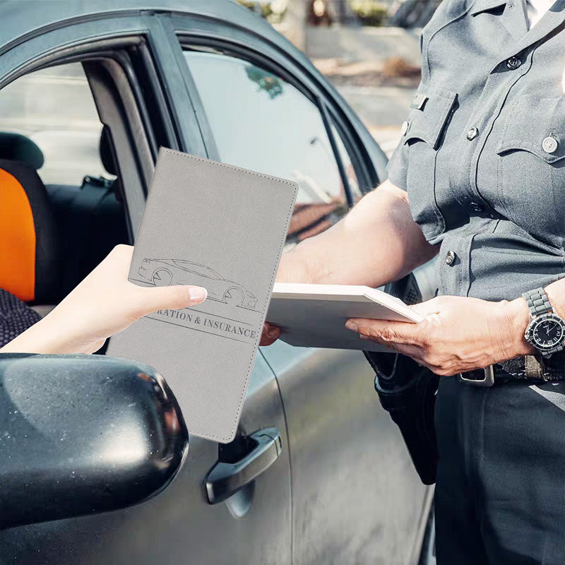 🔥Novedad 2026🔥Organizador de documentos esenciales para auto con cierre magnético