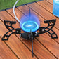 Camping Portátil Plegable Mini Cortaviento Outdoor Split Pequeña Estufa de Gas Cassette Fierce Stove