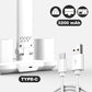 LED Eye-Care Table Lamp with Built-In Fan and Clock