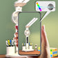 LED Eye-Care Table Lamp with Built-In Fan and Clock