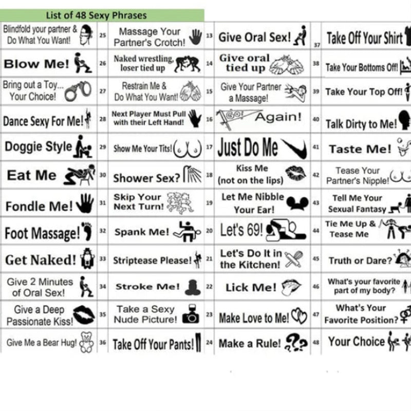 Couples Tumbling Block Tower Game for Date Night