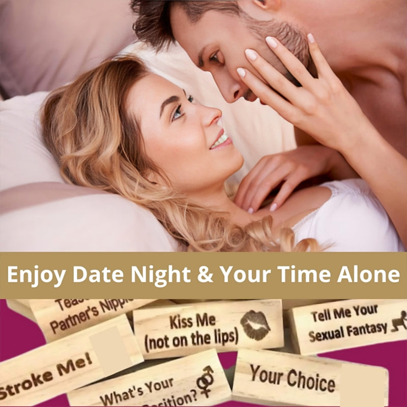 Couples Tumbling Block Tower Game for Date Night