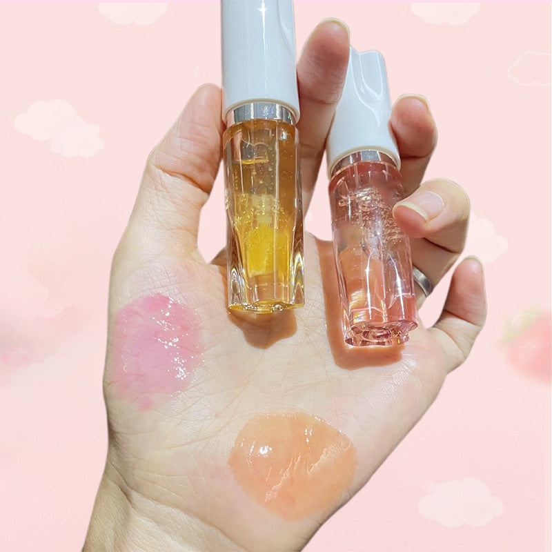 ❤️‍🔥Elección popular❤️‍🔥|Aceite labial hidratante y voluminizador que cambia de color