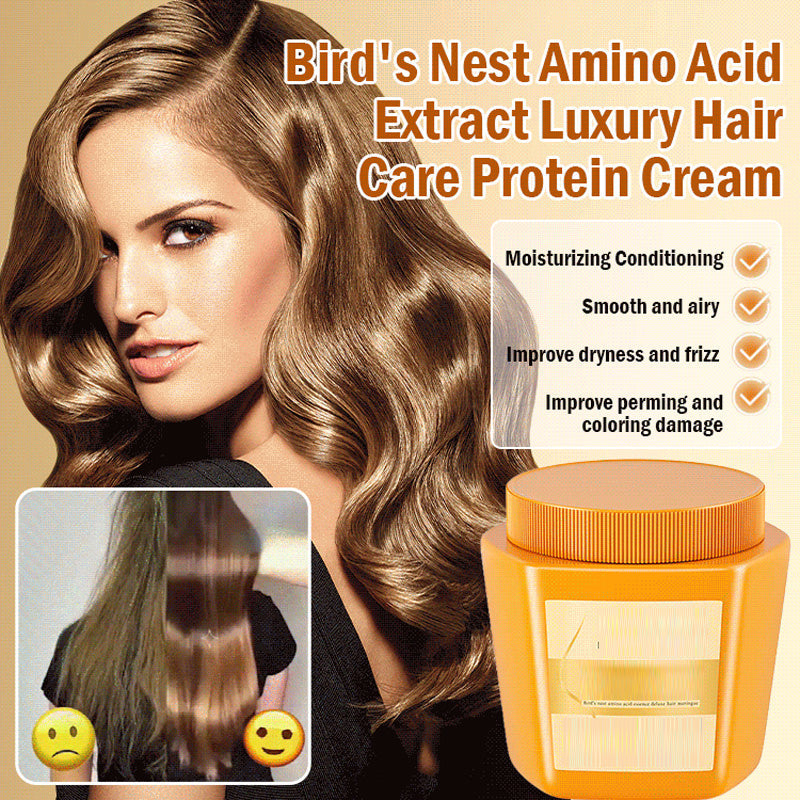 Crema de Proteína Capilar Nutritiva de Lujo con Esencia de Aminoácidos
