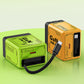 Adaptador de carga rápida con cable y conector tipo C retráctil