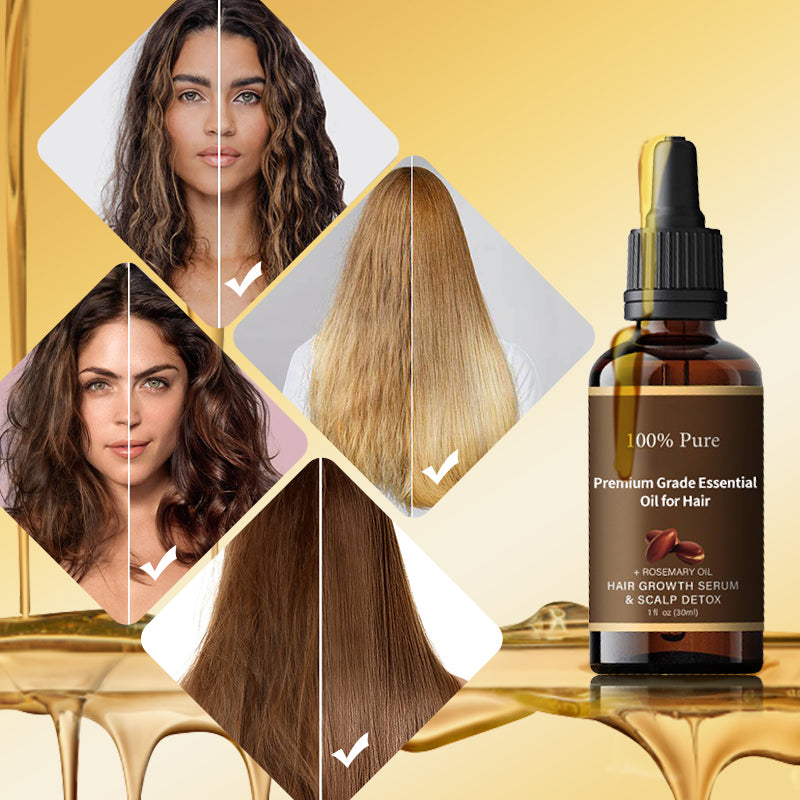✨ Belleza natural radiante con aceite de Batana 100 % puro: ¡cabello sedoso y brillante con un aspecto saludable!