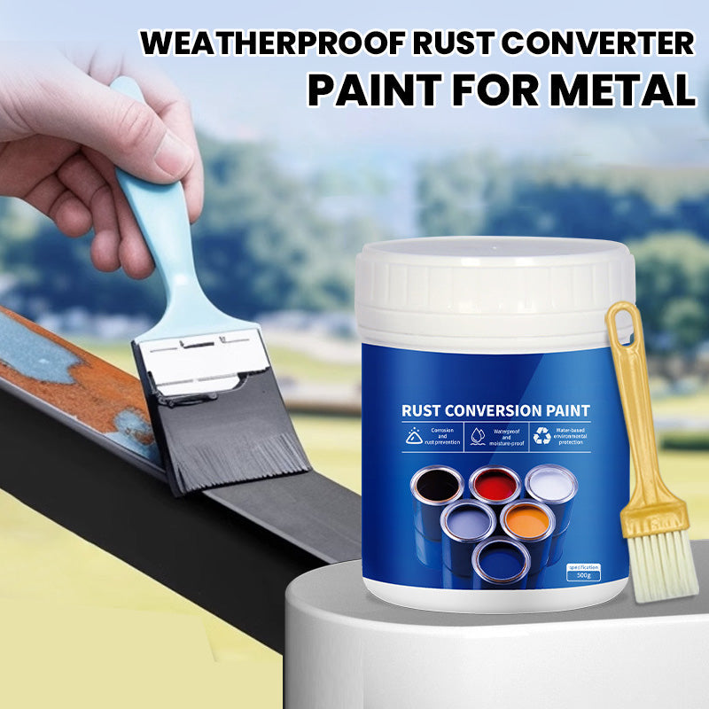 Pintura convertidora de óxido resistente a la intemperie para metal