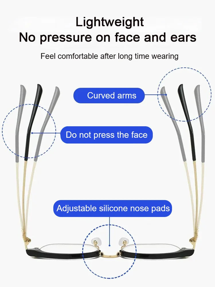 🔥Tiempo limitado 50% de descuento🔥 🕶Gafas ultra ligeras antiazules para presbicia