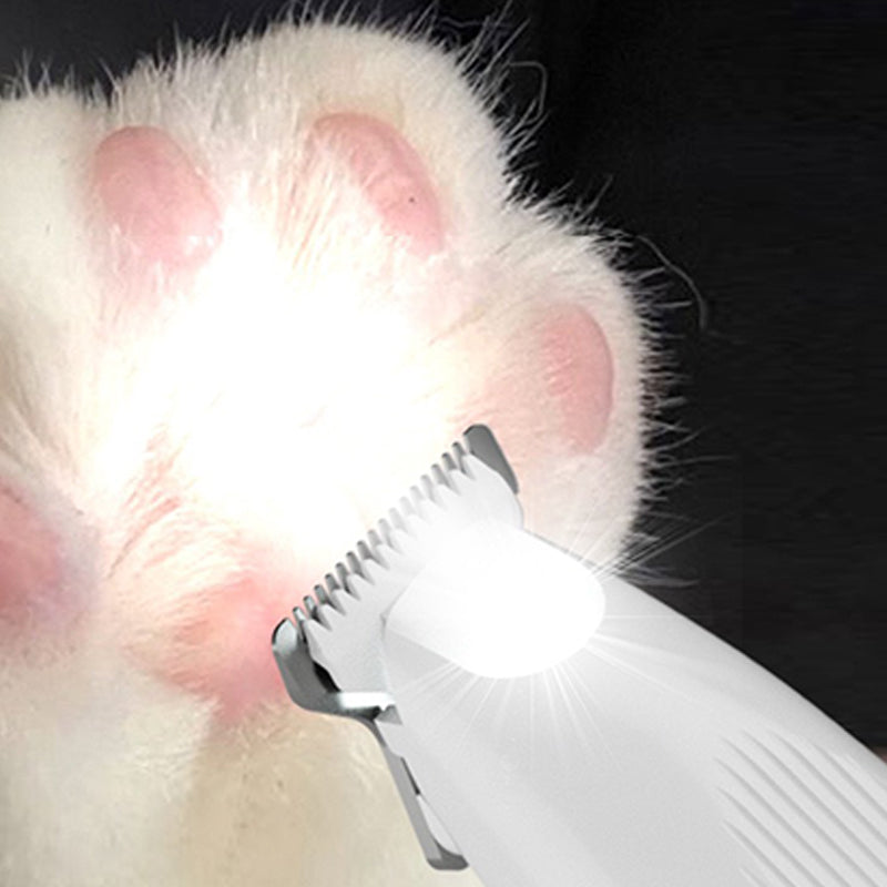 Afeitadora segura y eficaz para mascotas con luz LED