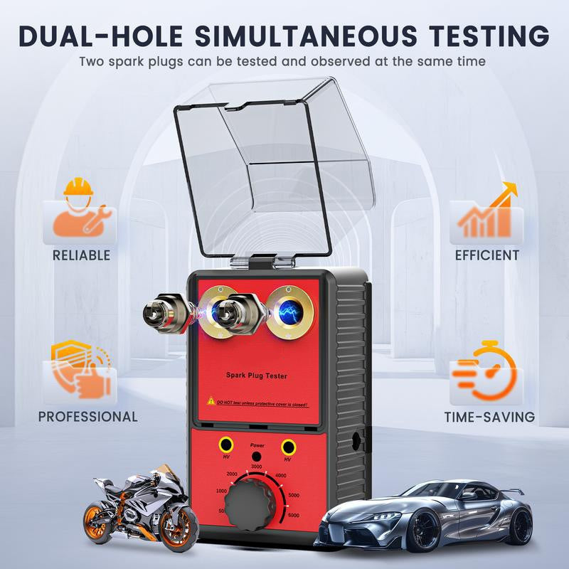 ⚡ Begrenzte Zeit halber Preis - Zündkerzentester mit zwei Testlöchern🚗