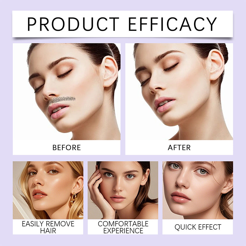 🔥 Crema Depilatoria Facial Suave e Indolora – Resultados Rápidos y Sin Irritación ✨🌸