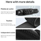 Ventilador de refrigeración para el reposacabezas del coche con conexión USB y 3 velocidades