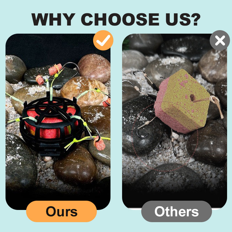 🔥2025 Hot Sale🔥360° Anzuelo de Pesca con Jaula de Cebo Flotante(50% OFF)