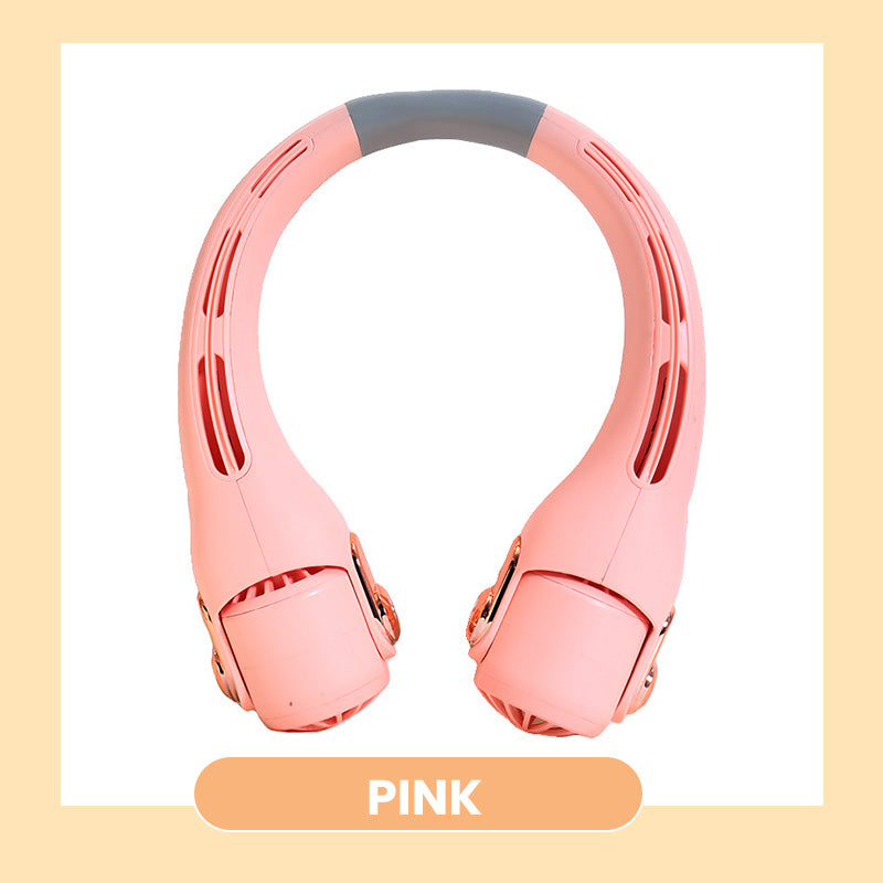 ❄️ Ventilador Aire Acondicionado para el Cuello – refrigeración personal ultrasilenciosa para el verano