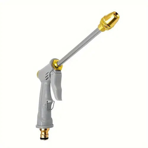 Pistola de agua a alta presión con 3 boquillas intercambiables - aleación de aluminio resistente