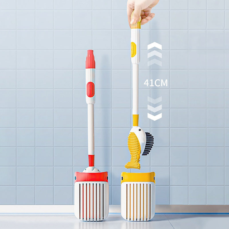 ✨Juego de cepillos de inodoro con ventosa para montaje en pared
