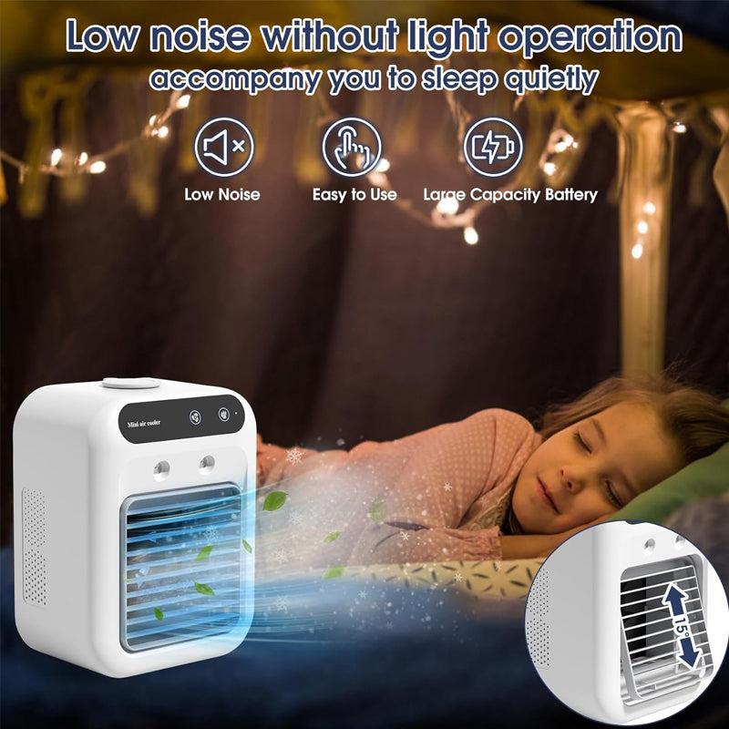 🔥Oferta especial de verano❄️Mini Acondicionador de Aire Portátil Enfriador Humidificador