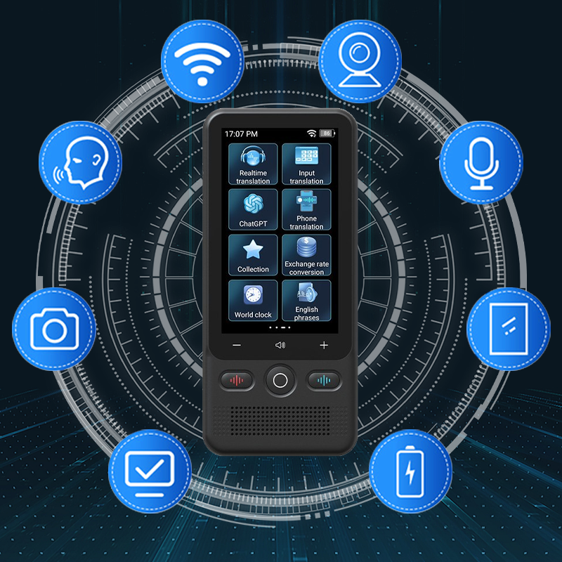 🌐 Traductor Portátil Multifuncional – Tu Puente de Tamaño de Bolsillo Hacia el Mundo! ✨