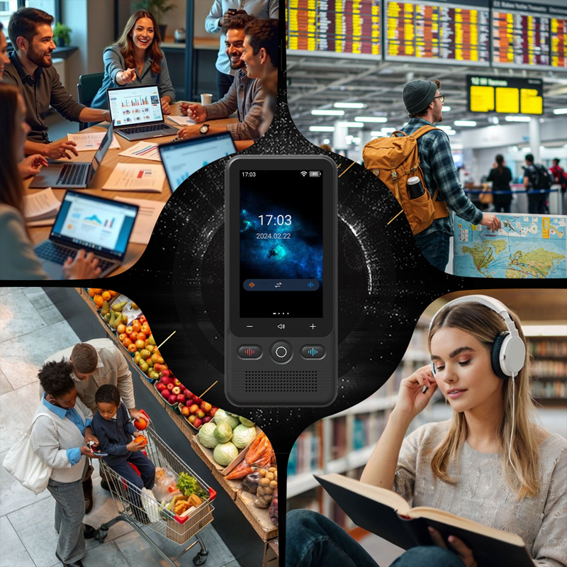 🌐 Traductor Portátil Multifuncional – Tu Puente de Tamaño de Bolsillo Hacia el Mundo! ✨