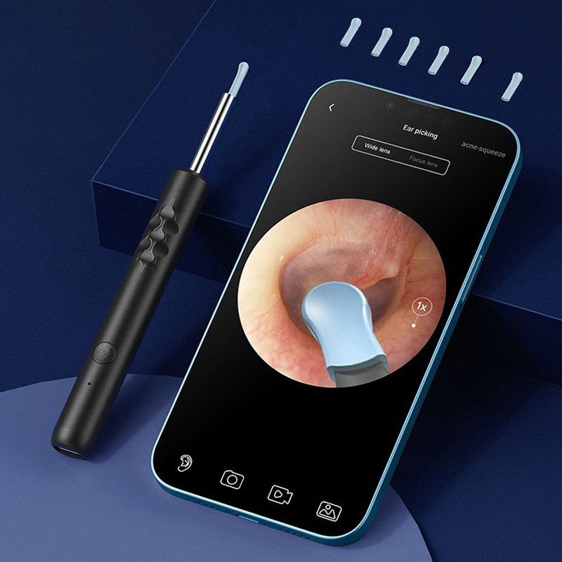 Eliminador de cerumen visual inteligente e impermeable