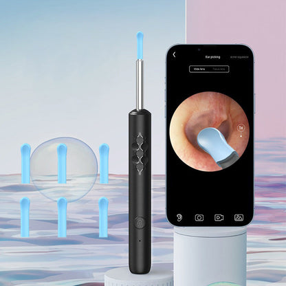 Eliminador de cerumen visual inteligente e impermeable