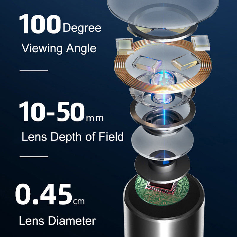 Eliminador de cerumen visual inteligente e impermeable